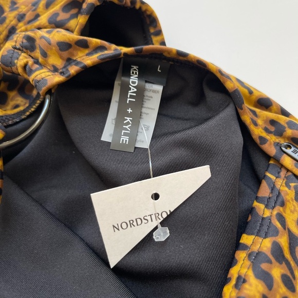 Kendall + Kylie Leopard Printed One-Piece Swimsuit NWT - Picture 8 of 10